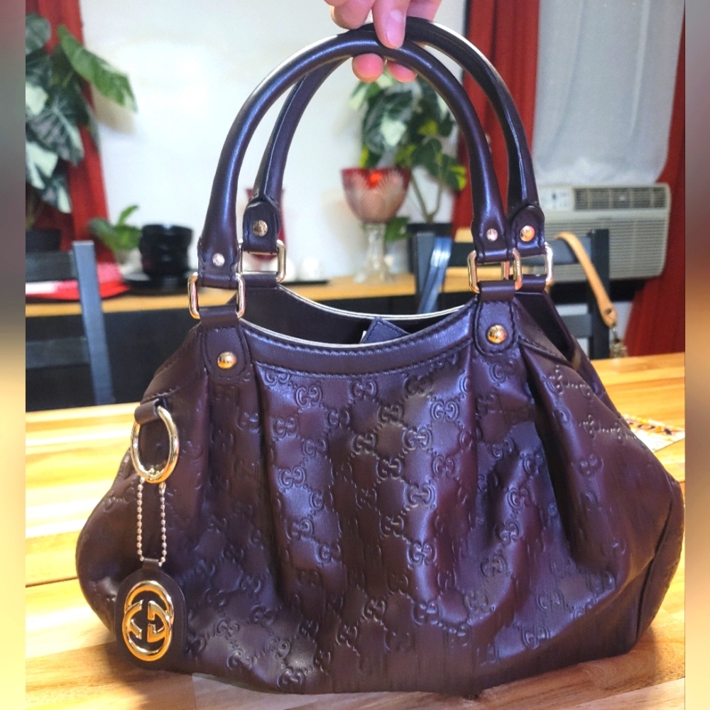 Gucci Brown Leather Handbag